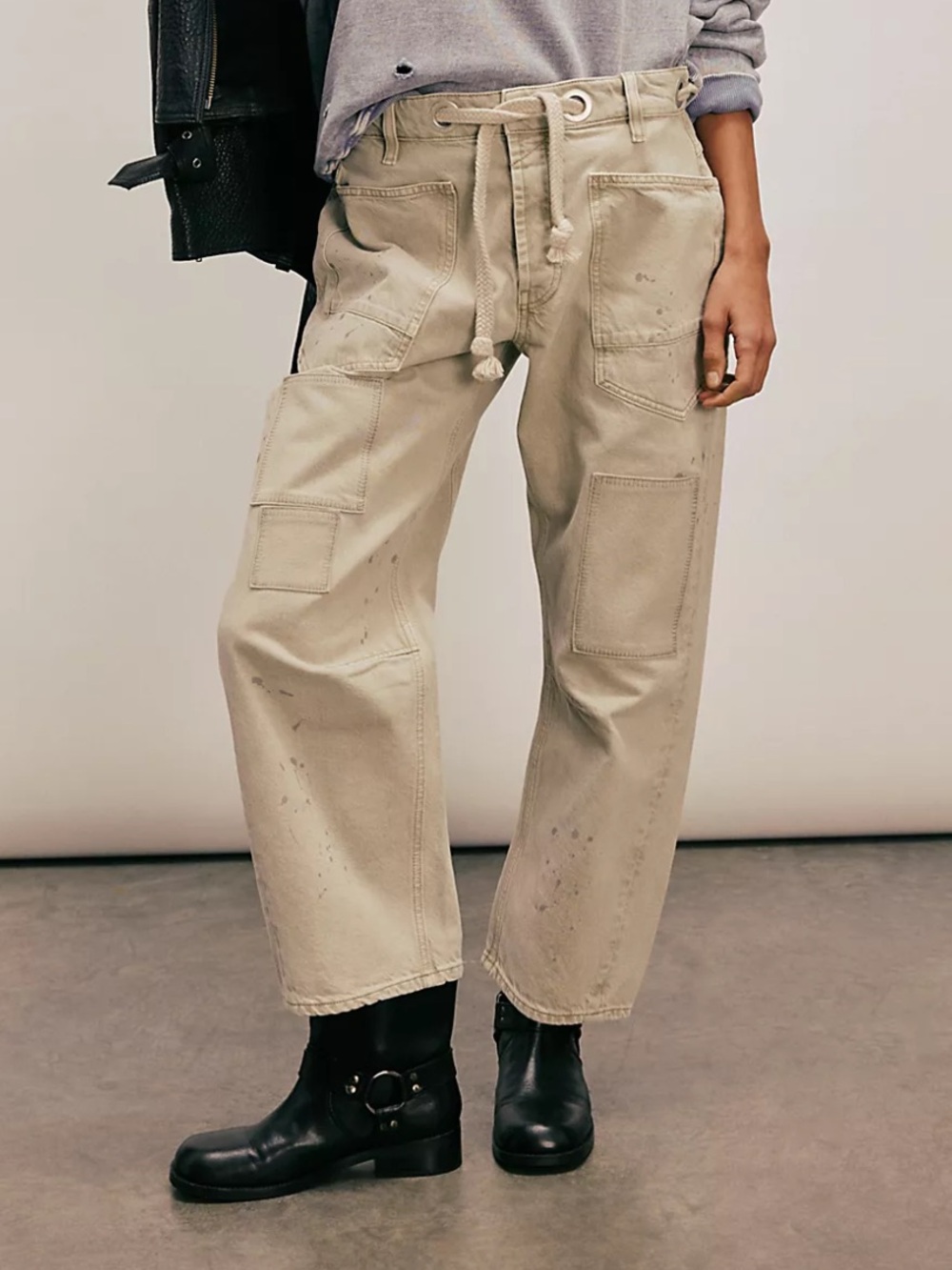 Free People Moxie Pull On Barrel Jean